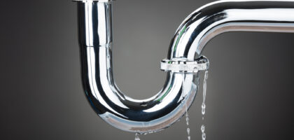 Leaky pipes under the sink